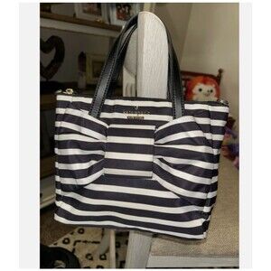 Kate Spade STORYBOOK Haring Lane Jan tote with bow EUC
